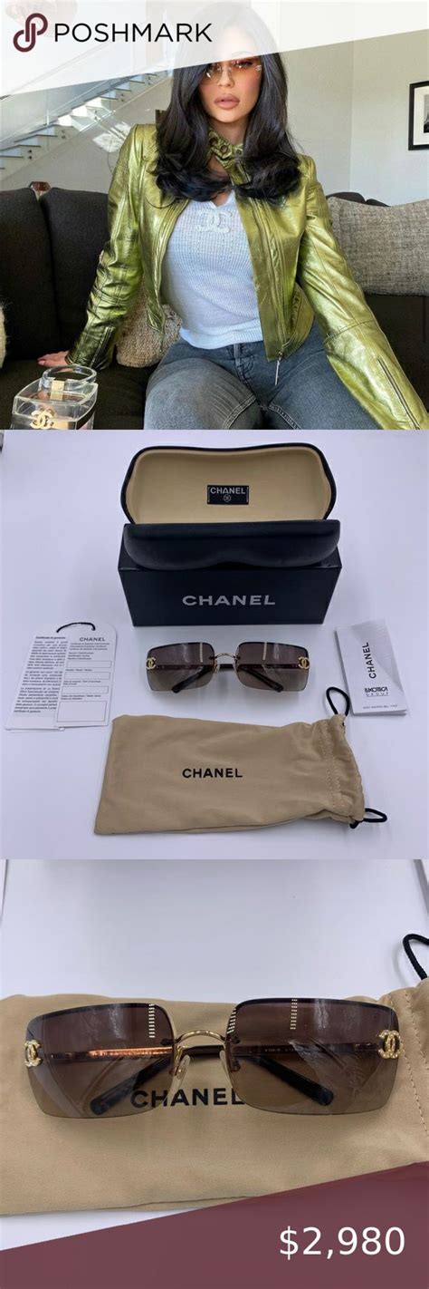 kylie jenner vintage chanel sunglasses|diamond sunglasses kylie jenner.